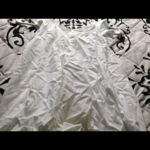 Girls white Lacey tank top